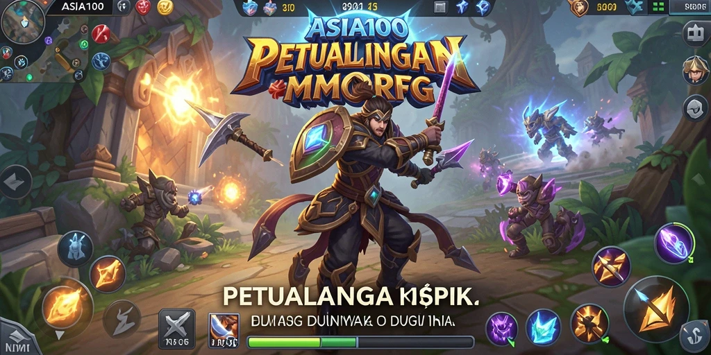 Tampilan gameplay menarik di dunia <strong>ASIA100</strong> dengan petualangan seru.