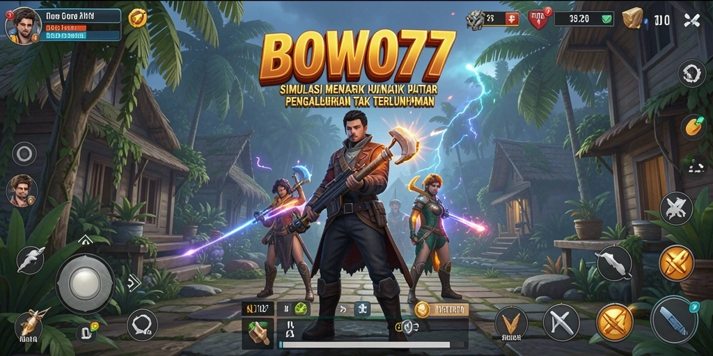 Tampilan gameplay menarik BOWO77 dalam dunia simulasi yang dinamis.