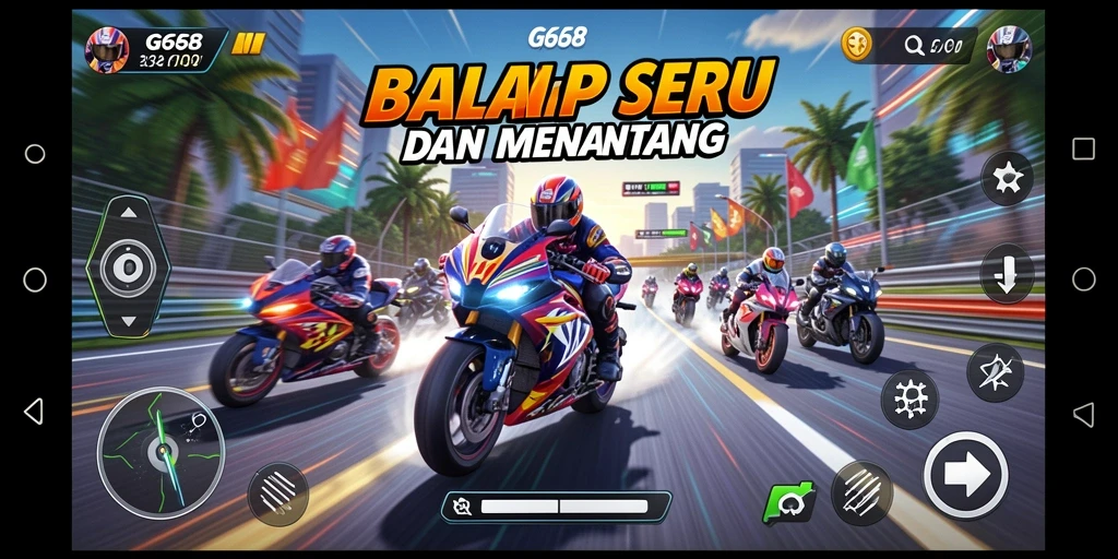 Tampilan gameplay G668 yang menegangkan dan menarik.