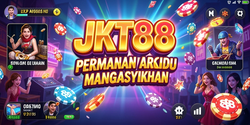 Tampilan menarik dari gameplay Arcade JKT88 yang menegangkan.