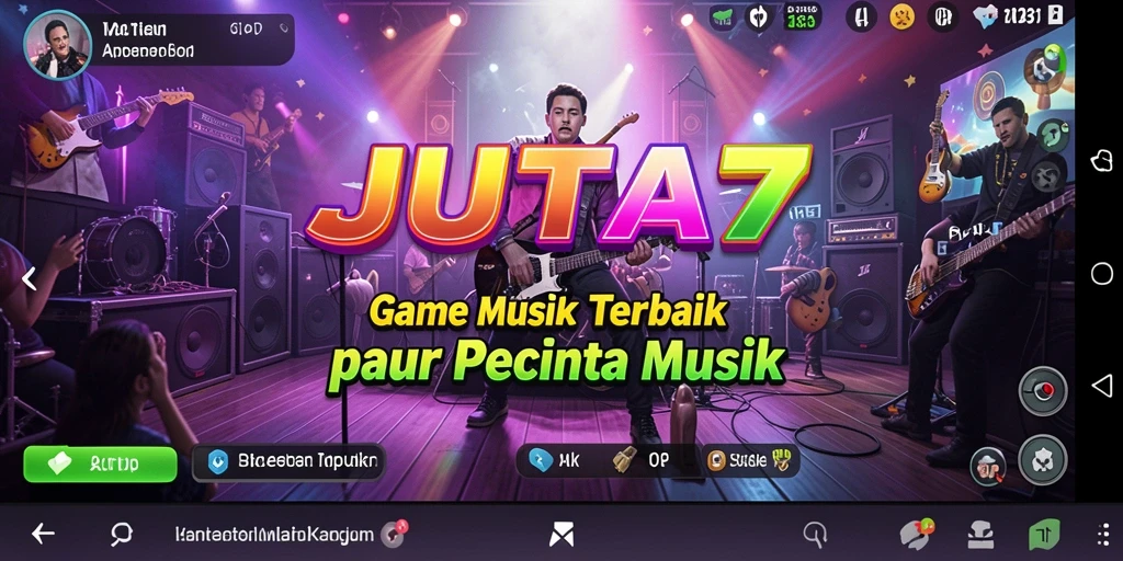 Tampilan gameplay menarik dari JUTA7 yang memukau.