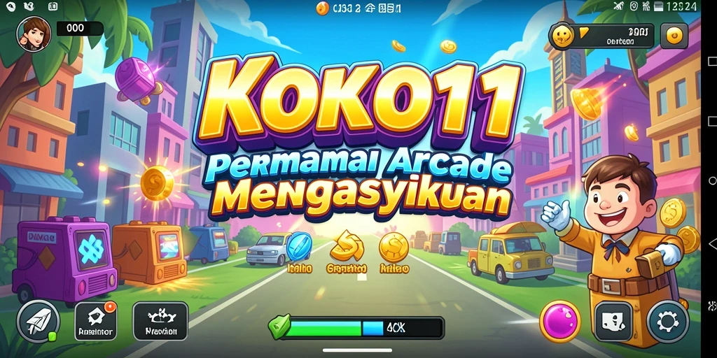 Gameplay KOKO11 yang menantang dan seru terlihat dalam screenshot ini.