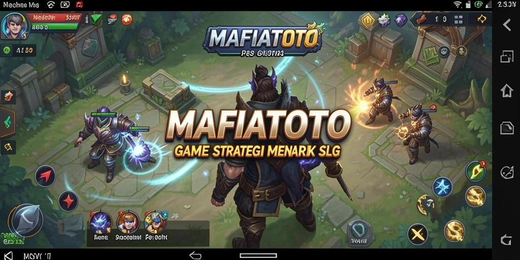 Screenshot gameplay MAFIATOTO menunjukkan aksi strategi yang intens.