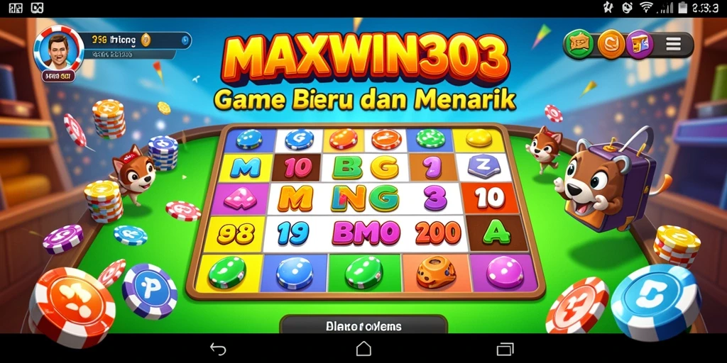 Tampilan menarik gameplay Bingo di MAXWIN303 yang seru.