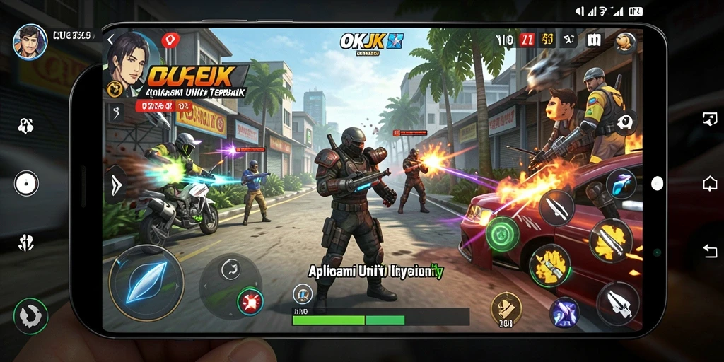 Tampilan antarmuka yang bersih dan fungsional dari OKJK.