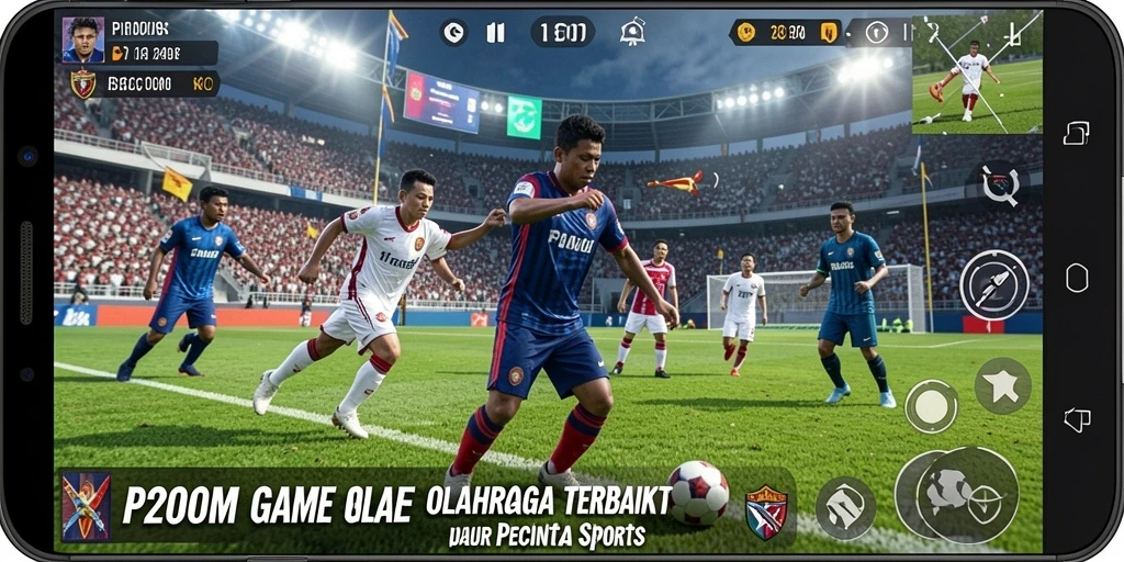 Gameplay P200M yang menarik dan mendebarkan dalam olahraga.