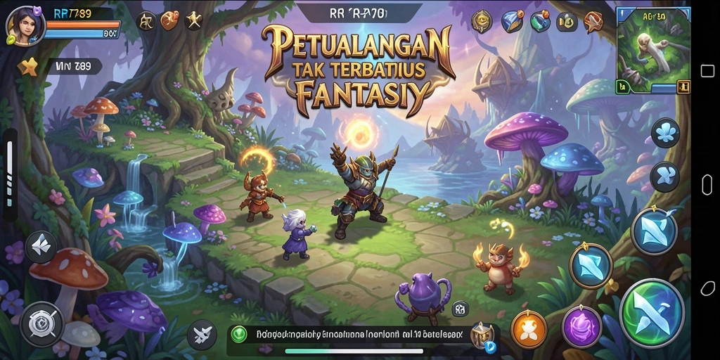 Tampilan gameplay RR789 dengan petualangan seru dan grafis menakjubkan.